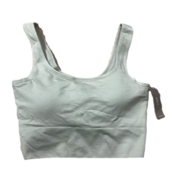 J.CREW ACTIVE RIBBED SCULPT STRETCH PERFORMANCE SPORTS BRA SZ L - Picture 2 of 6